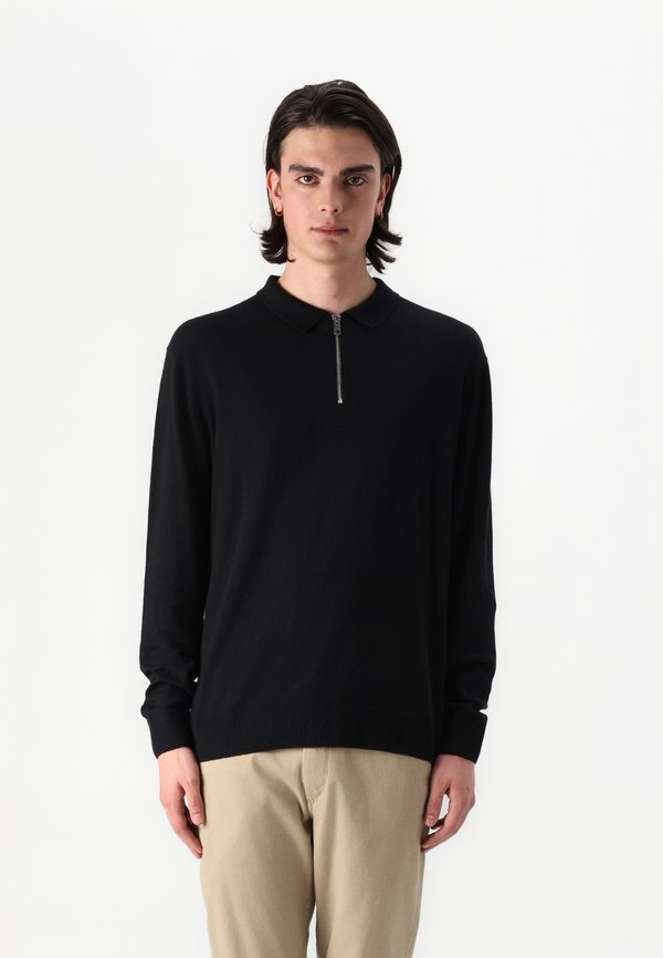 Jack & Jones JJEEMIL HALF ZIP - Jumper - black