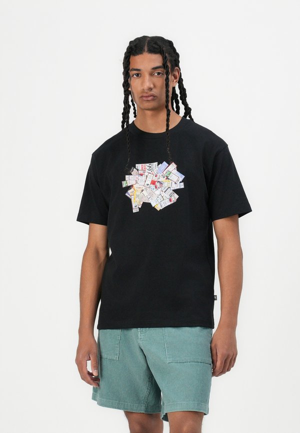 New Balance ATHLETICS TICKET - Print T-shirt - black