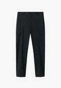Mango Cargo trousers - dark blue