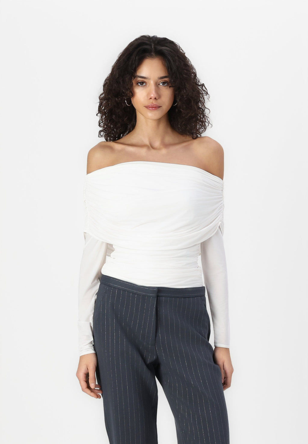Abercrombie & Fitch Asymmetrical Foldover Top