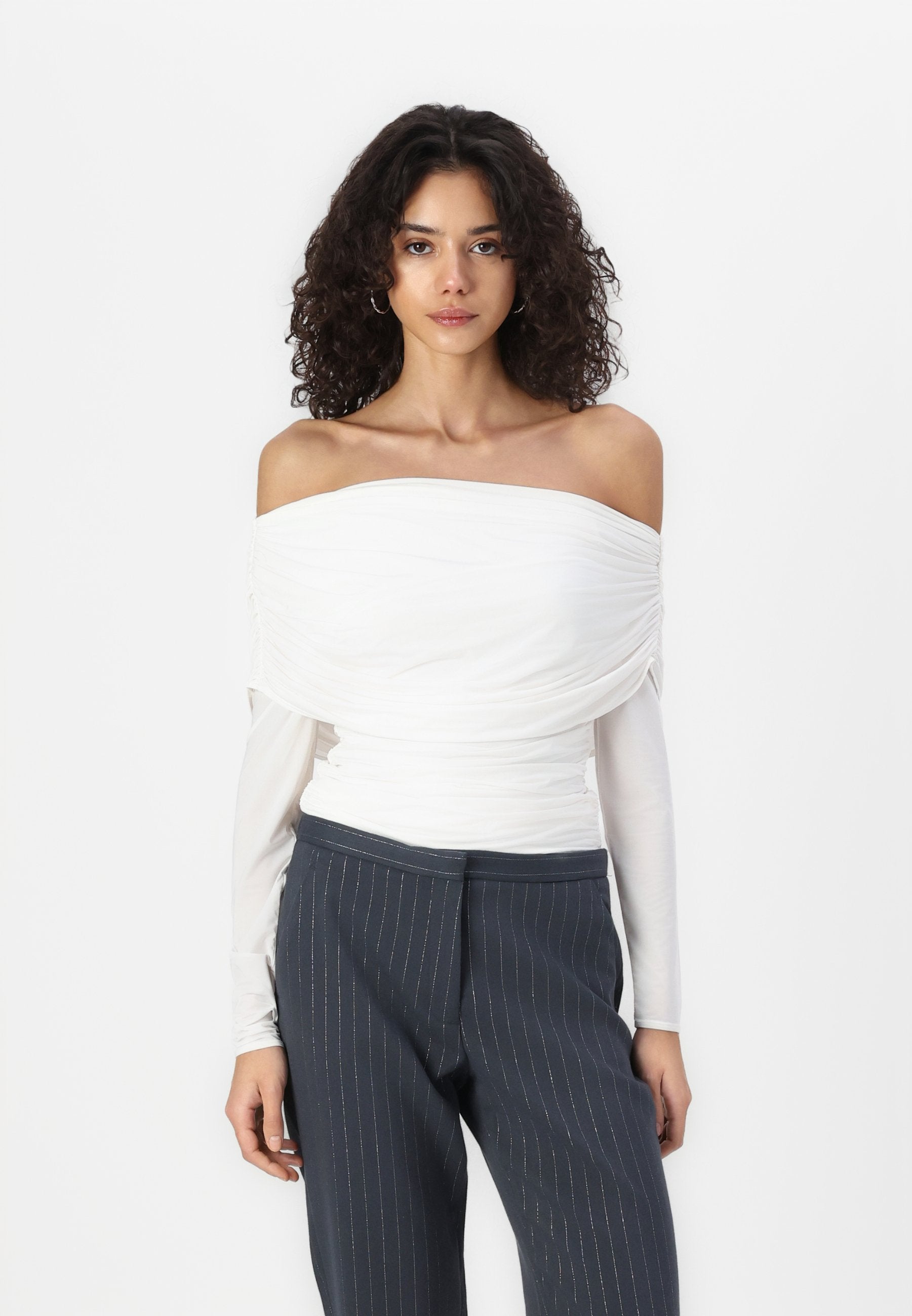 Abercrombie & Fitch Asymmetrical Foldover Top