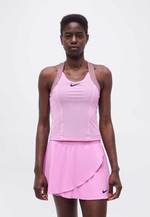 Nike Performance NIKECOURT SLAM TANK - Top - light magenta/tattoo/black