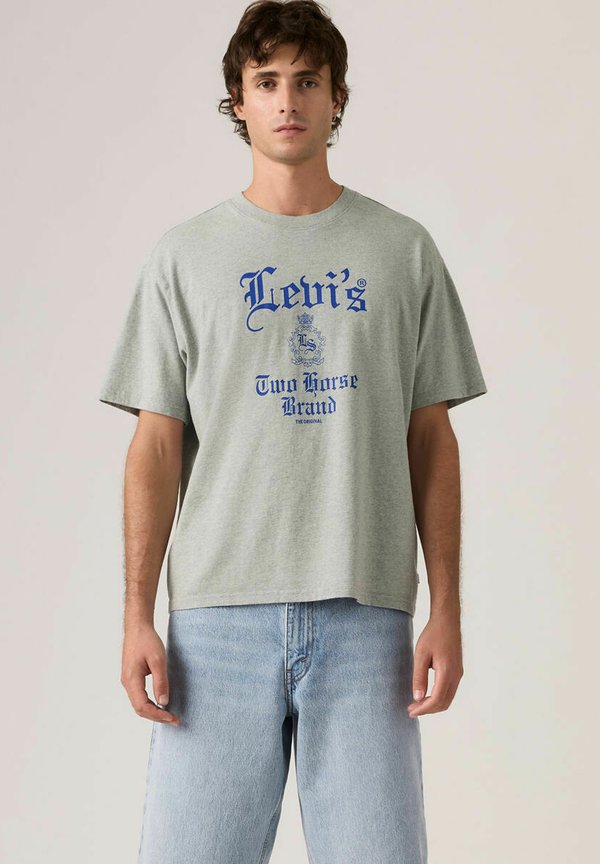 Levi's® GR BOXY TEE GOTHIC 1 TONE HEAT - Print T-shirt - gothic levis  mid t