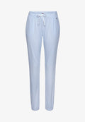 s.Oliver S.OLIVER PYJAMAHOSE - Pyjama bottoms - himmelblau-gestreift
