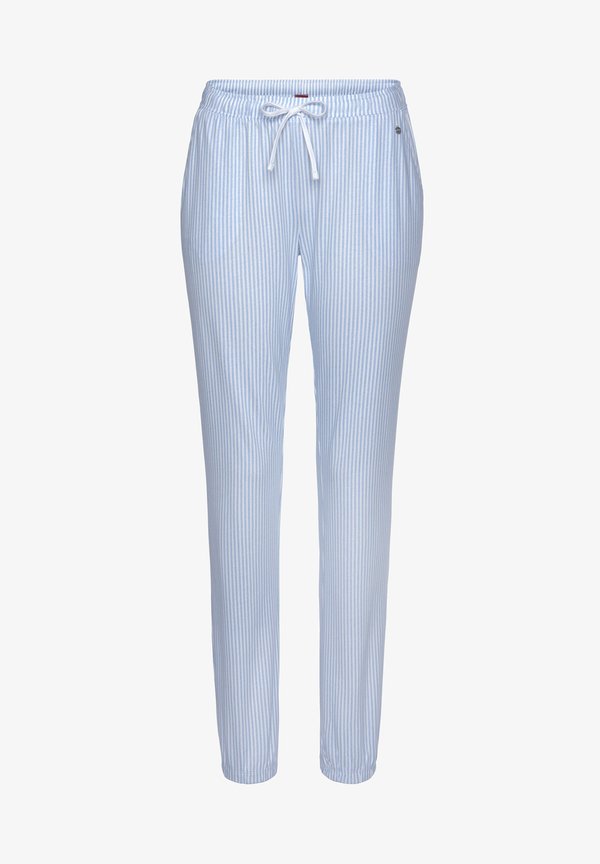 s.Oliver S.OLIVER PYJAMAHOSE - Pyjama bottoms - himmelblau-gestreift