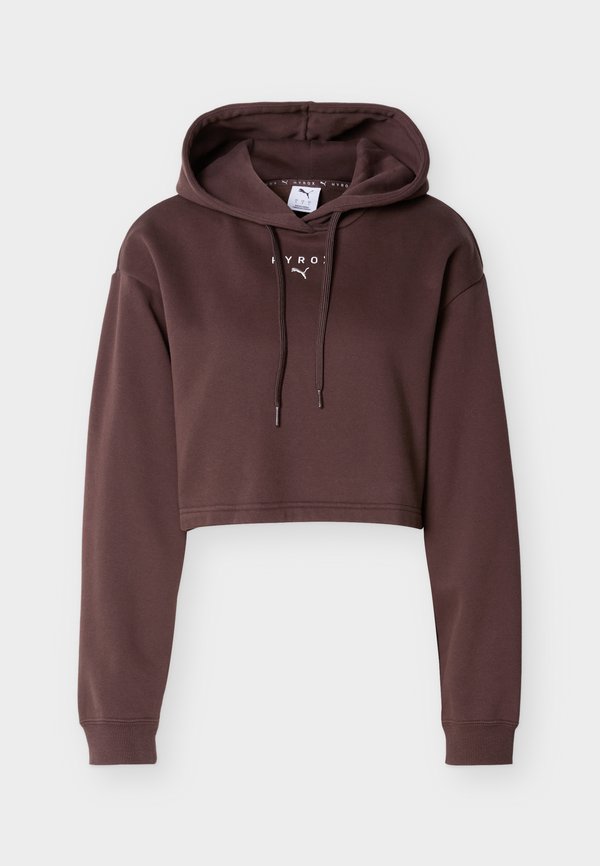Puma PUMA X HYROX HEAVYWEIGHT HOODIE - Hoodie - chocolate brown