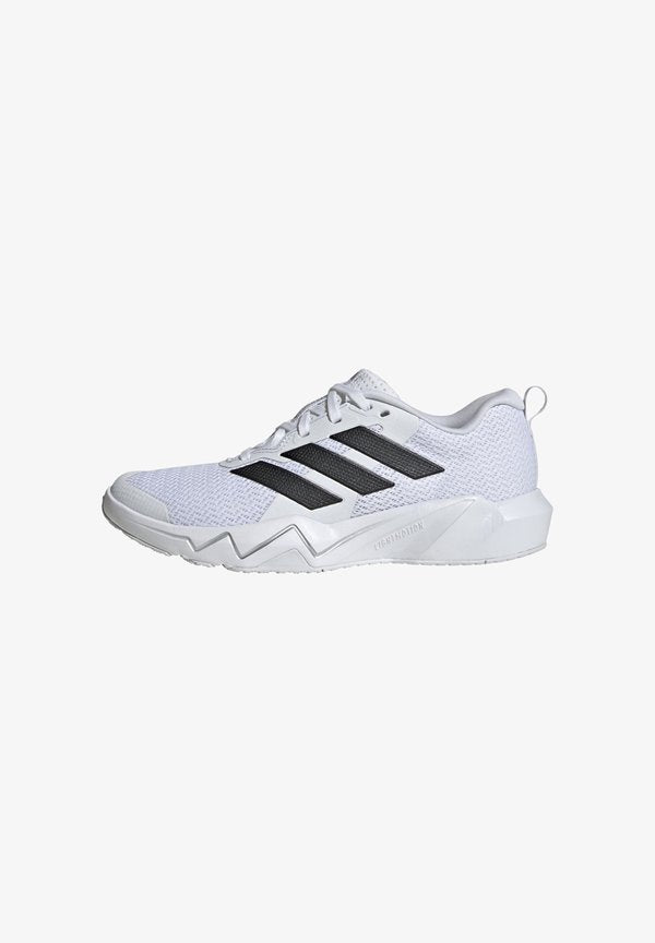 adidas Performance RAPIDMOVE GO - Training shoe - footwear white/core black/silver-coloured metallic
