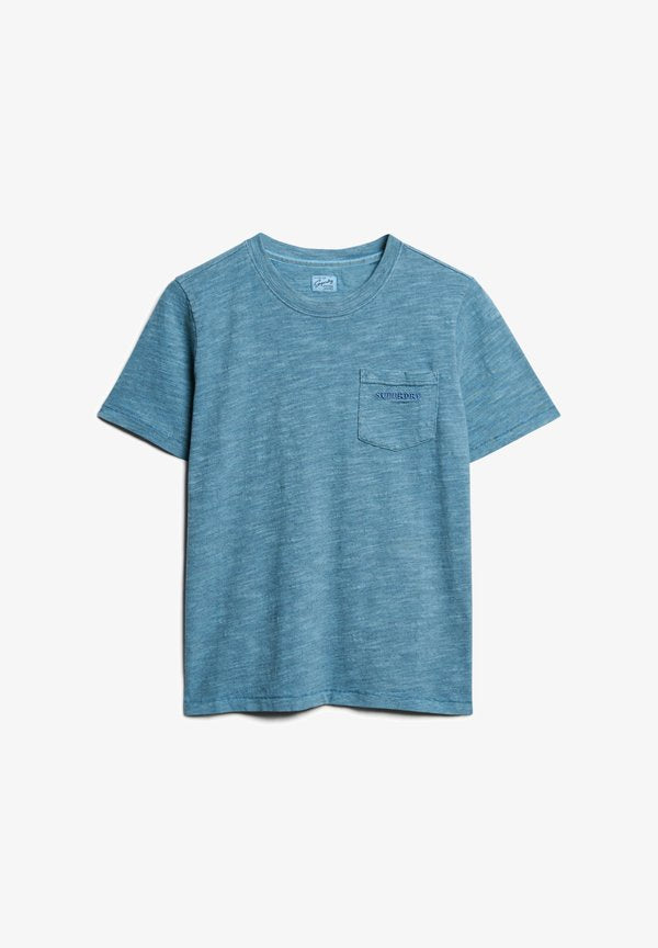 Superdry & Co ESSENTIAL LOGO OVERDYED - Basic T-shirt - moonlight blue