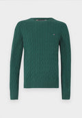 CLASSIC CABLE CREW NECK  ELEVATED ESSENTIALS Media 1