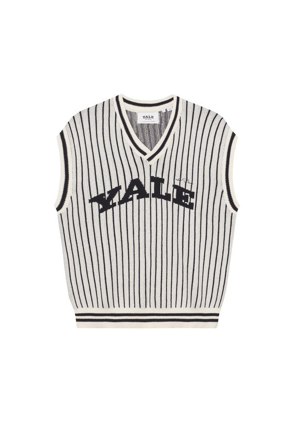 Les Deux YALE PINSTRIPE V NECK VEST UNISEX