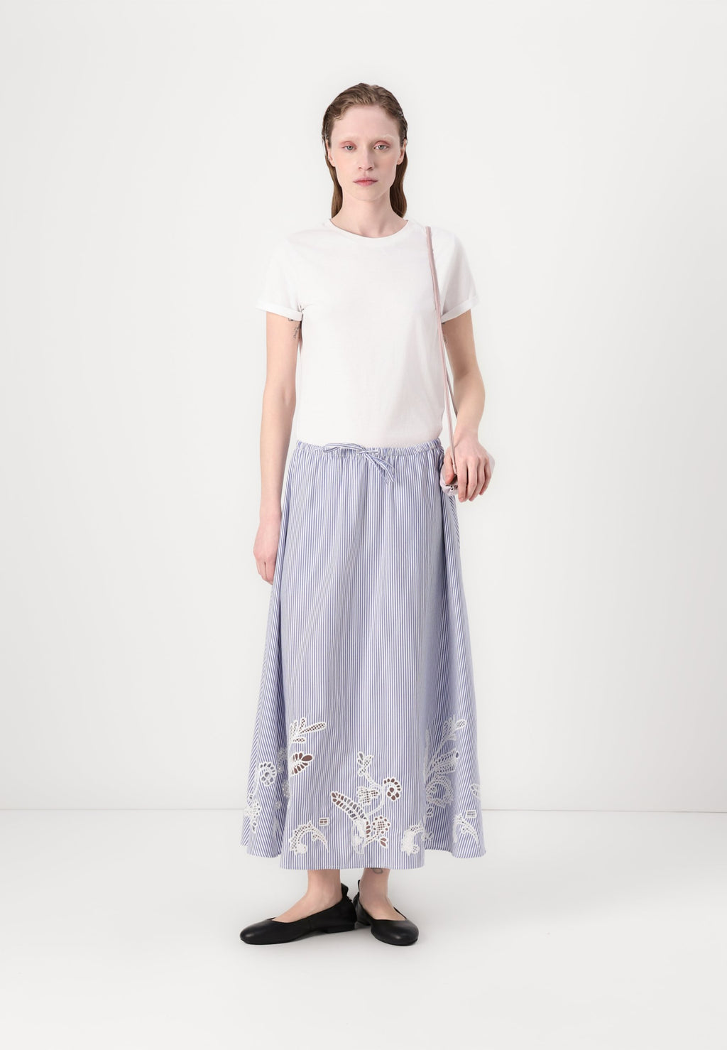 BRODERIE ANGLAISE LONG SKIRT Media 2