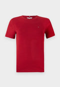 Tommy Hilfiger SLIM FIT - Print T-shirt - regatta red