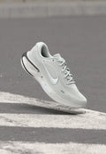 Nike Performance JOURNEY RUN - Road running shoes - summit white/metallic silver-coloured/black/white/photon dust