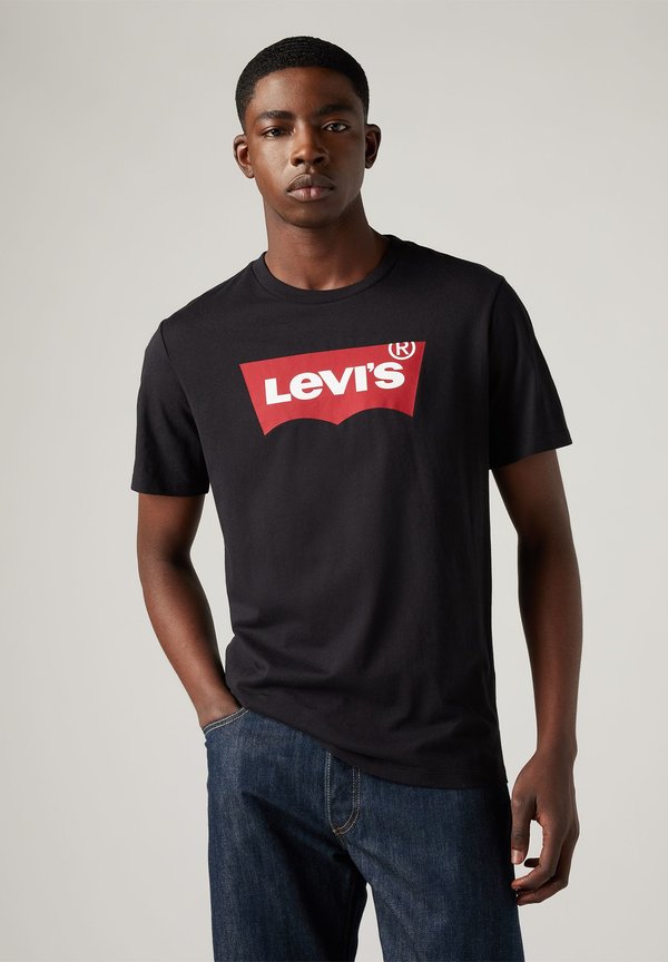 Levi's® GRAPHIC SET-IN NECK TEE - Print T-shirt - graphic black