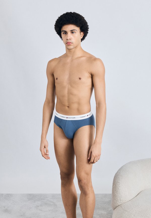 Tommy Hilfiger 3-PACK - Briefs - black/blue/sea