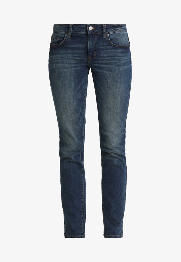 TOM TAILOR TTALEXA Slim - Slim fit jeans - dark stone wash denim blue