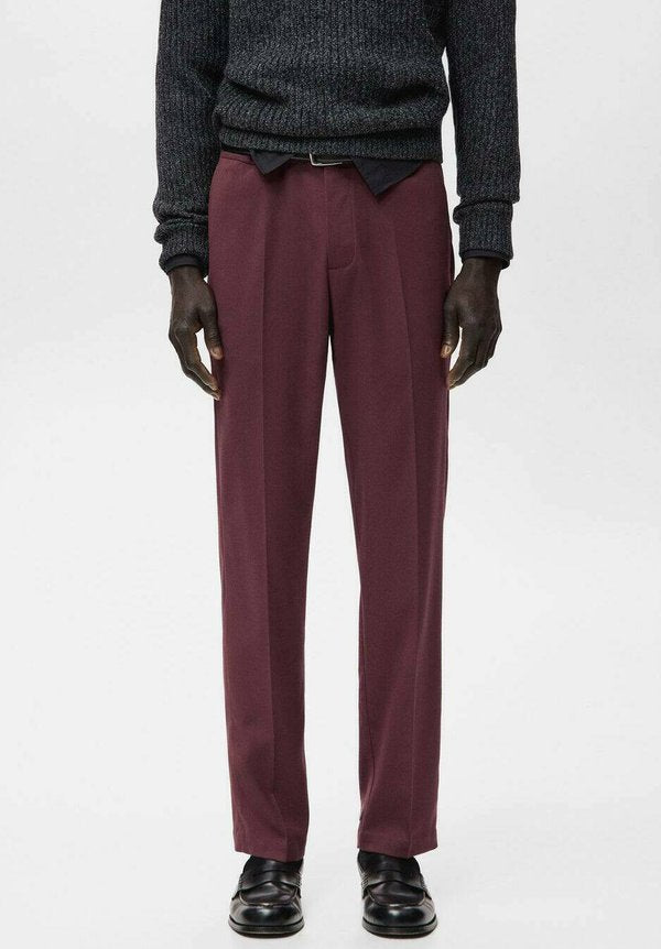 Mango Trousers - bordeaux