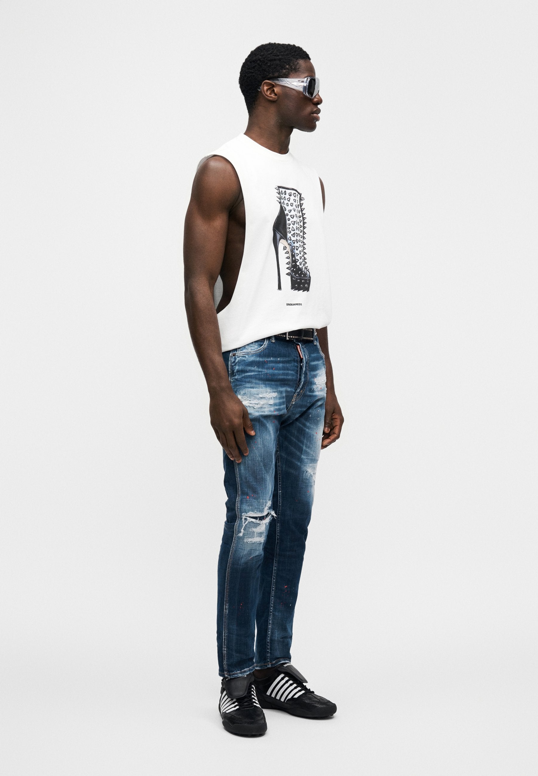 Dsquared2 ICONIQUE CIGARETTE FIT TEE