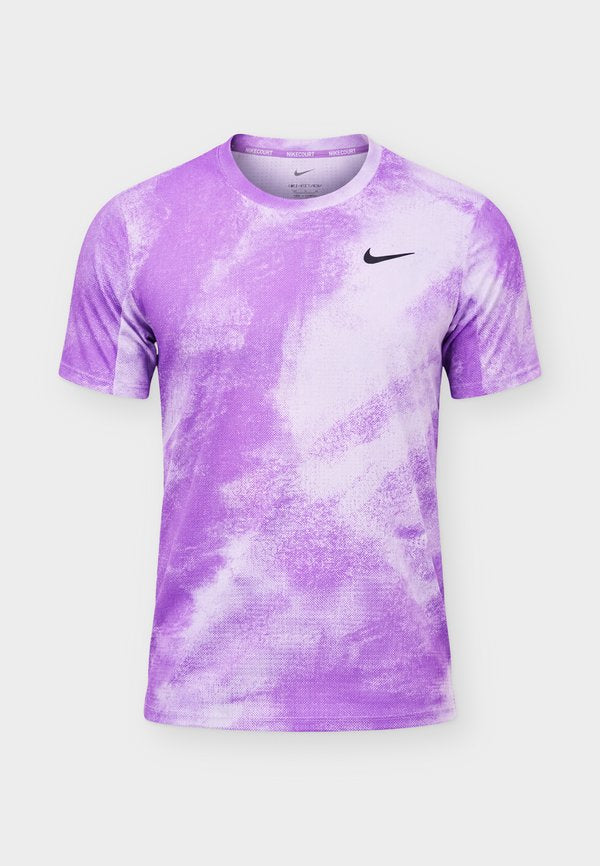 Nike Performance NIKECOURT ADVANTAGE SLAM - Sports T-shirt - violet mist/bright violet/black