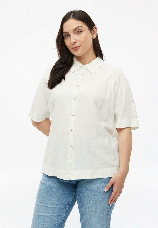 s.Oliver BLUSE - Button-down blouse - weiß