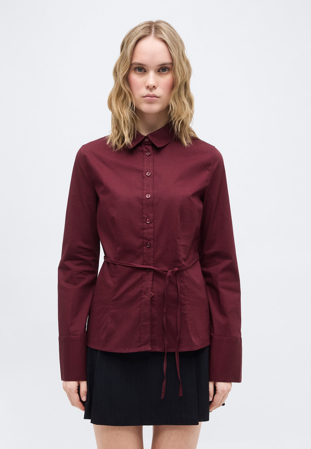 Gina Tricot SHAPED TIE BLOUSE