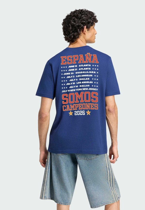 adidas Performance SPAIN AWAY WC26 WINNER T-SHIRT MEN - Print T-shirt - dark blue