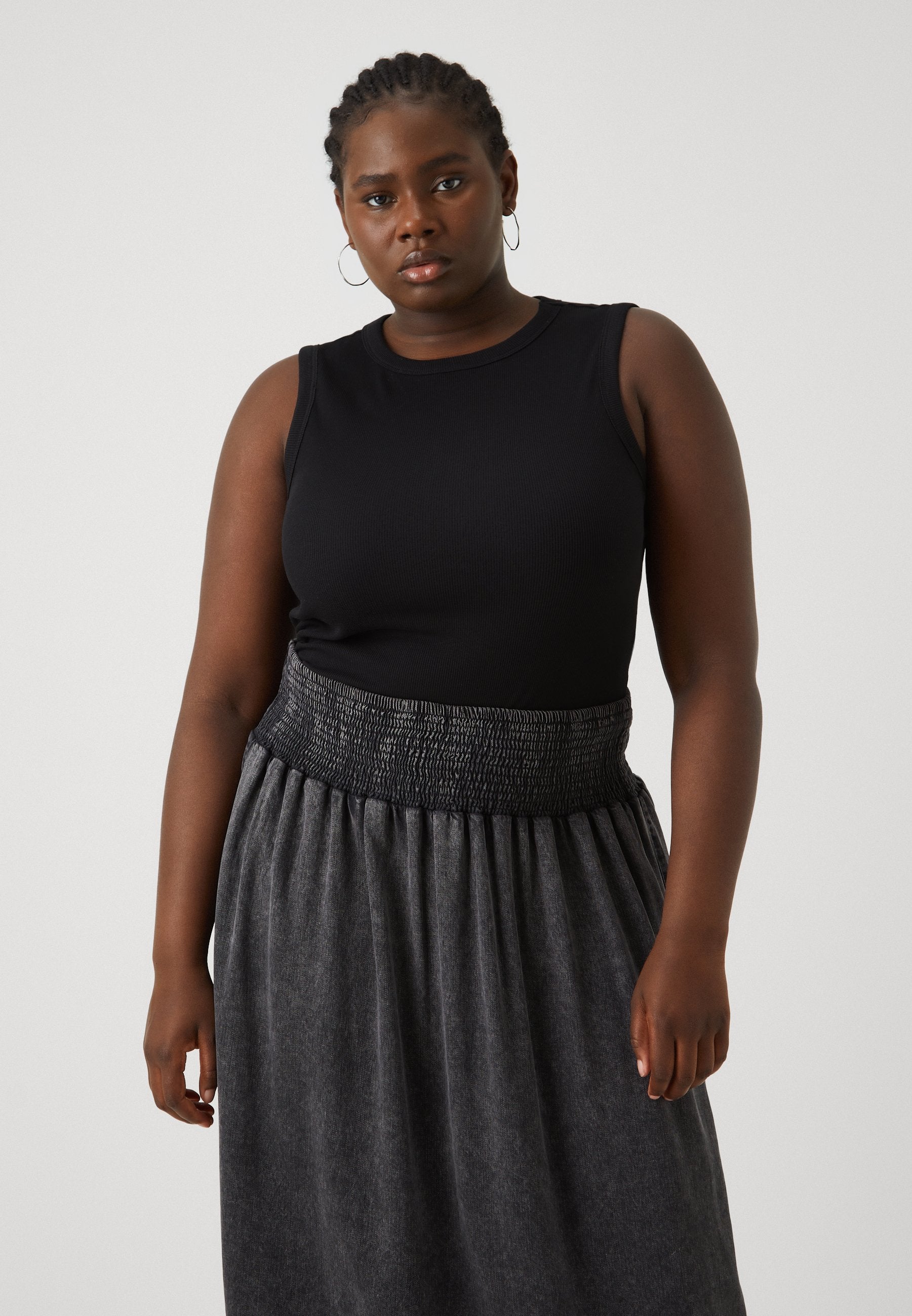 CARBAHA LONG SMOCK SKIRT Media 5