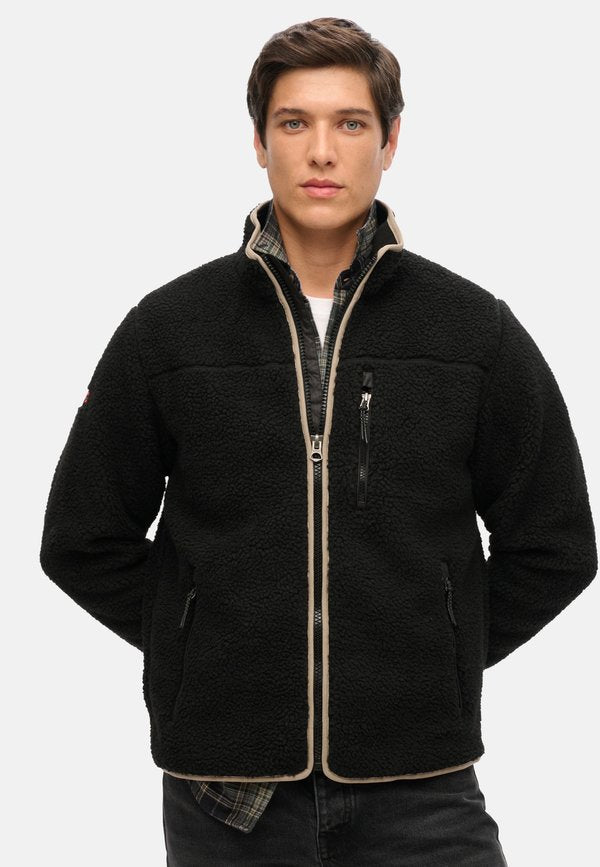 Superdry & Co FULL ZIP  - Fleece jacket - schwarz
