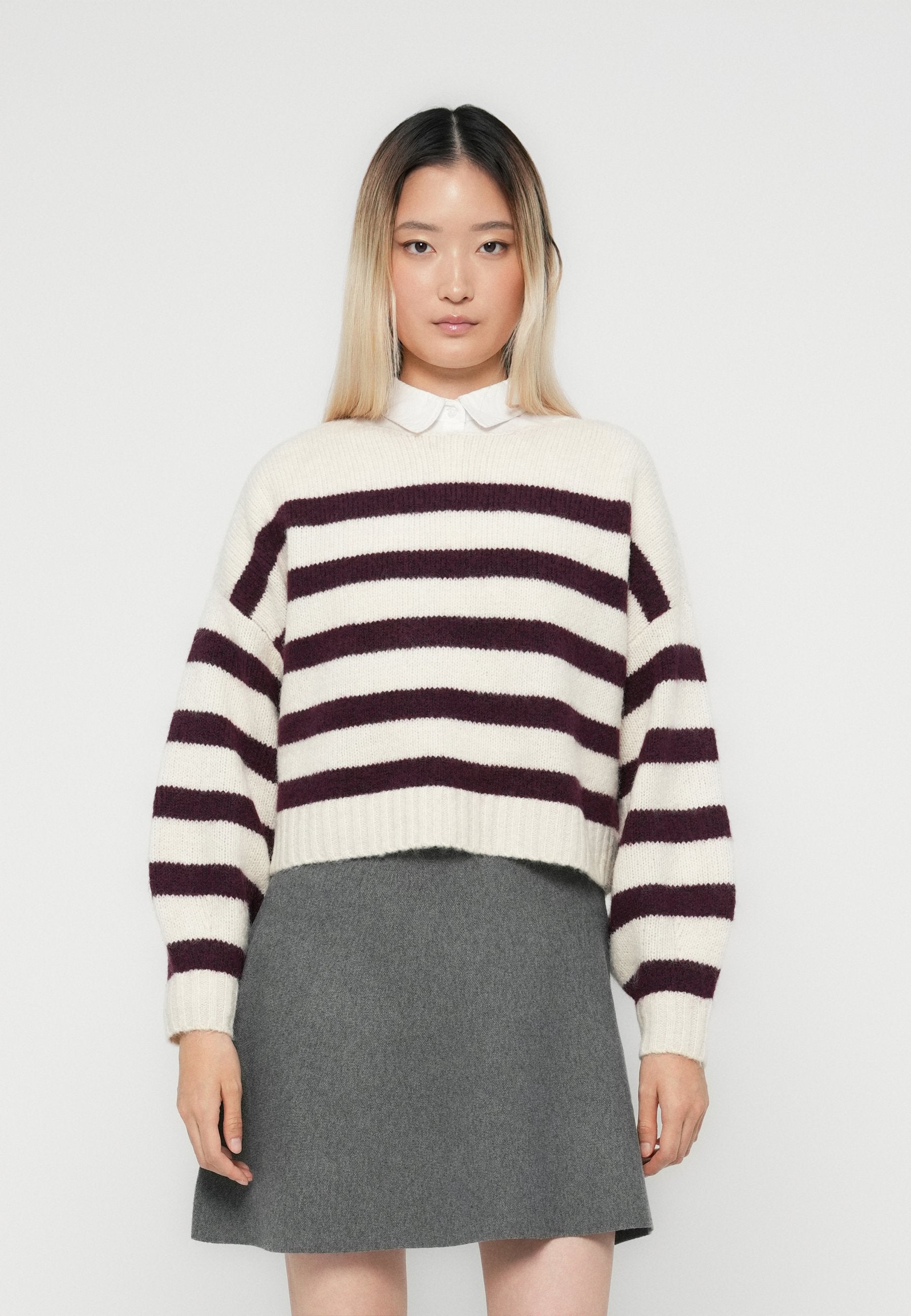 ONLY ONLAYA LIFE L/S BOATNECK CC KNT