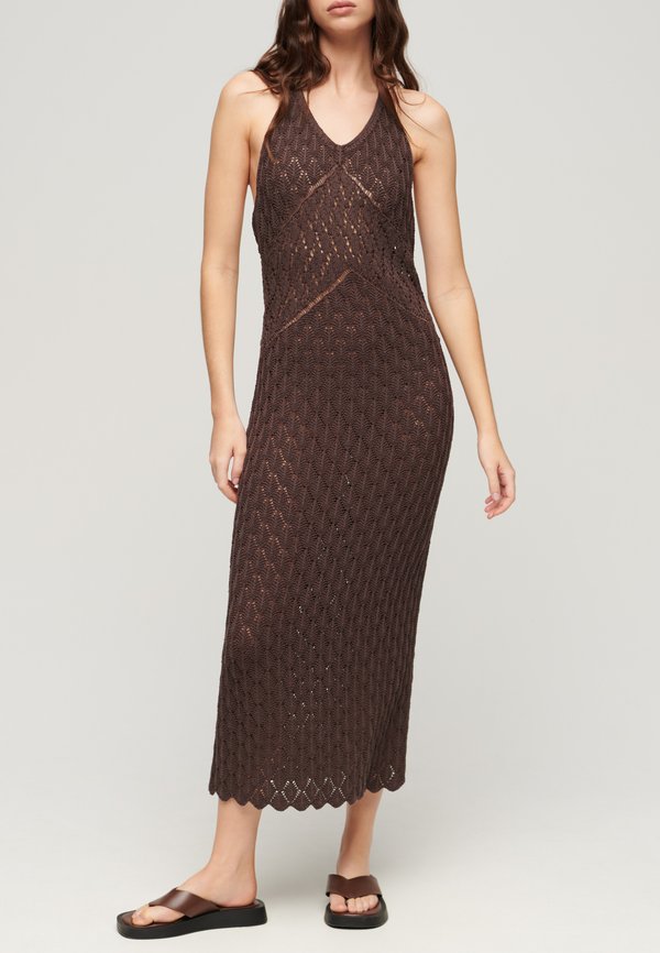 Superdry & Co HALTER  - Jumper - dark oak brown