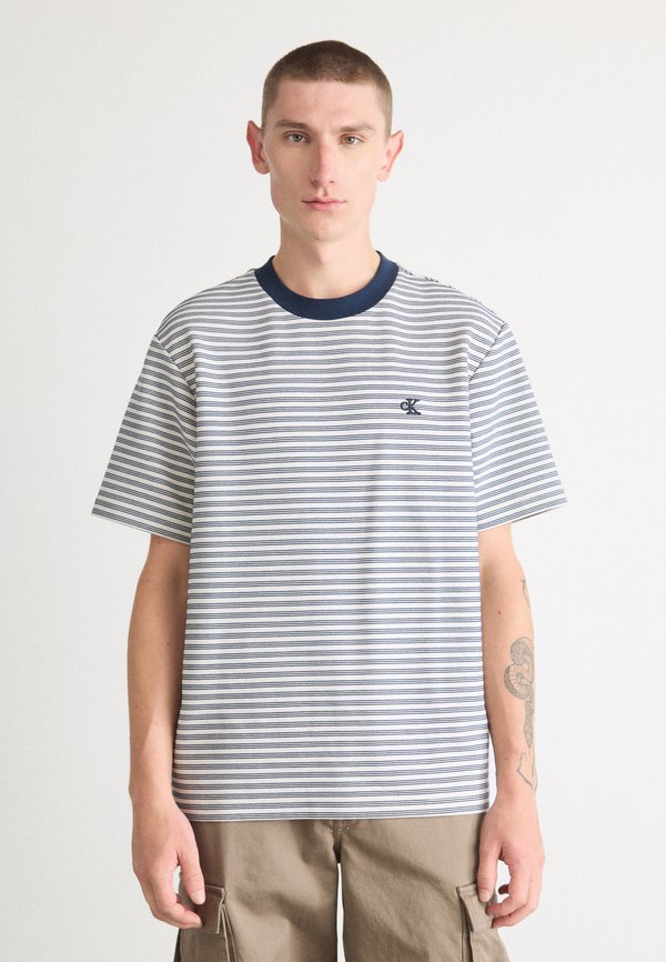 Calvin Klein STRIPED OTTOMAN TEE