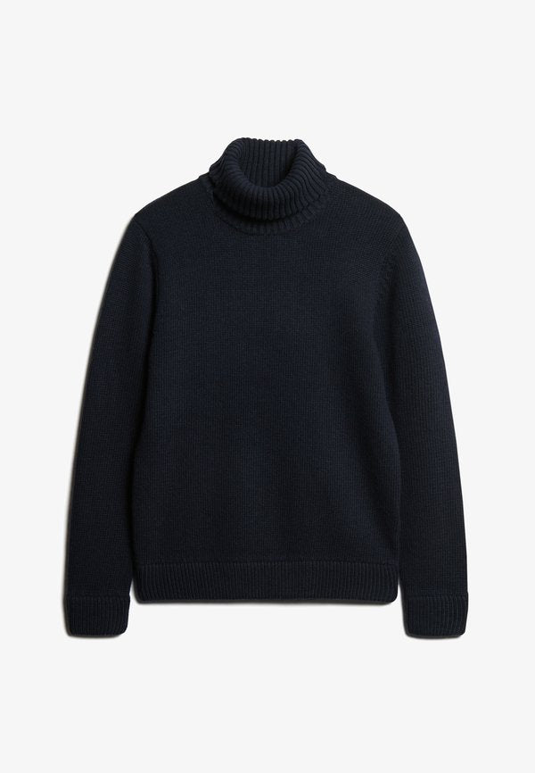 Superdry & Co ROLL NECK  - Jumper - dark navy
