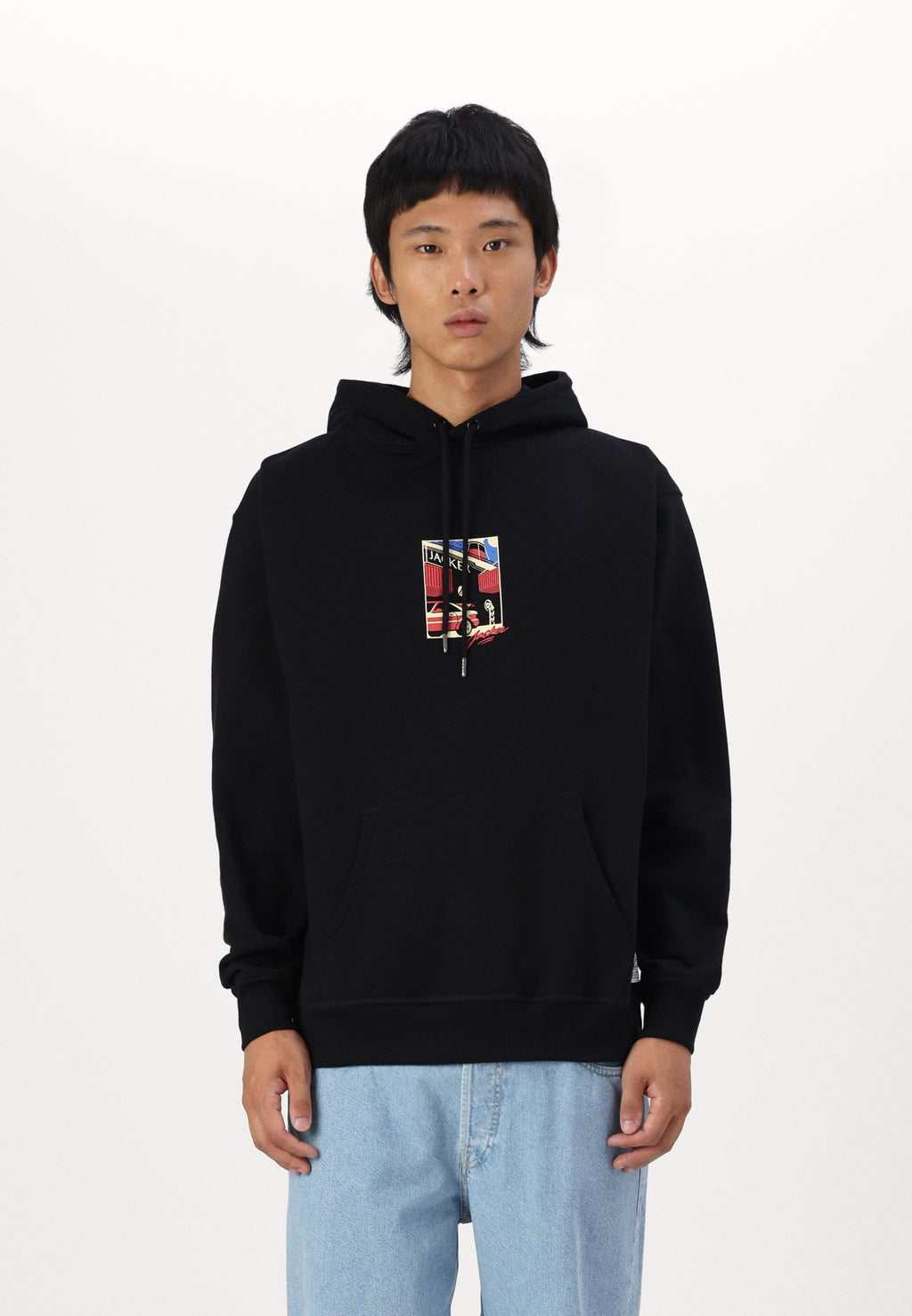 Jacker HOODIE BLACK TRADE UNISEX