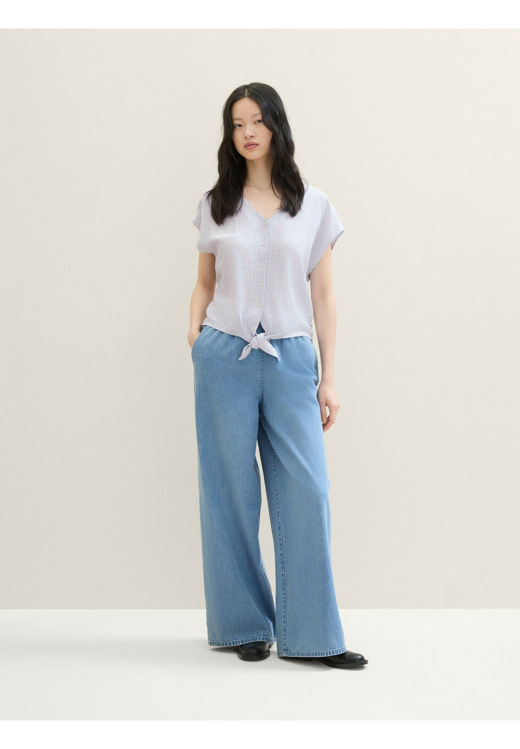 TOM TAILOR DENIM MIT KNOTENDETAIL