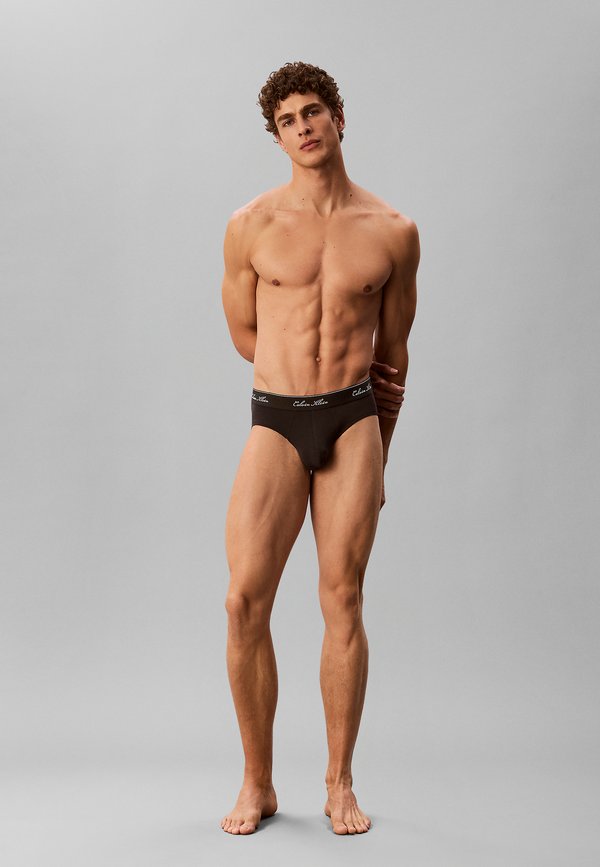 Calvin Klein 3 PACK  - Briefs - black w  dtm wb