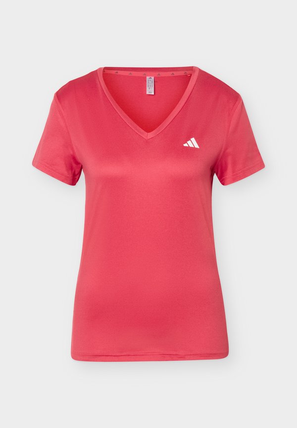 adidas Performance WORKOUT ESSENTIALS V NECK - Sports T-shirt - power pink