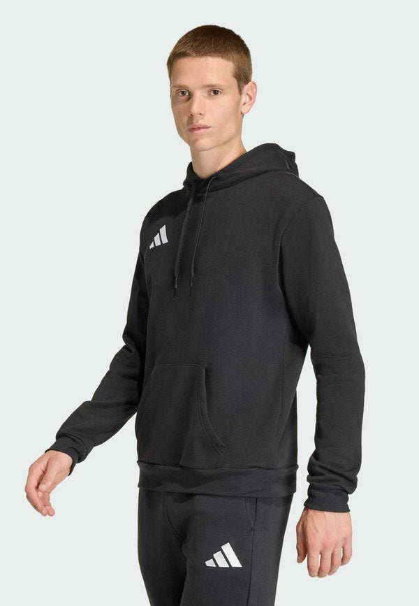 adidas Performance ENTRADA - Hoodie - black   white