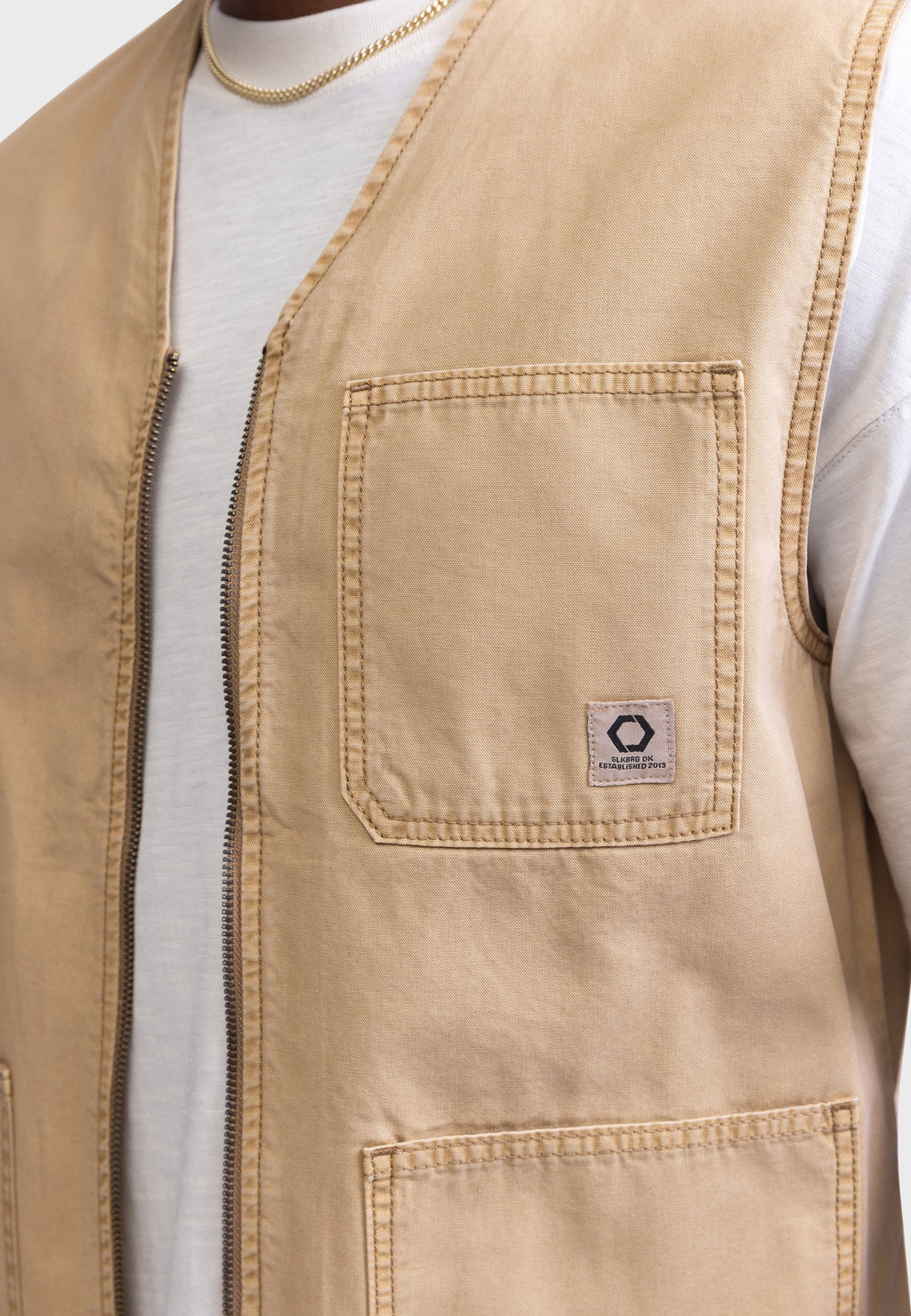 Redefined Rebel JORDAN WAISTCOAT REGULAR FIT