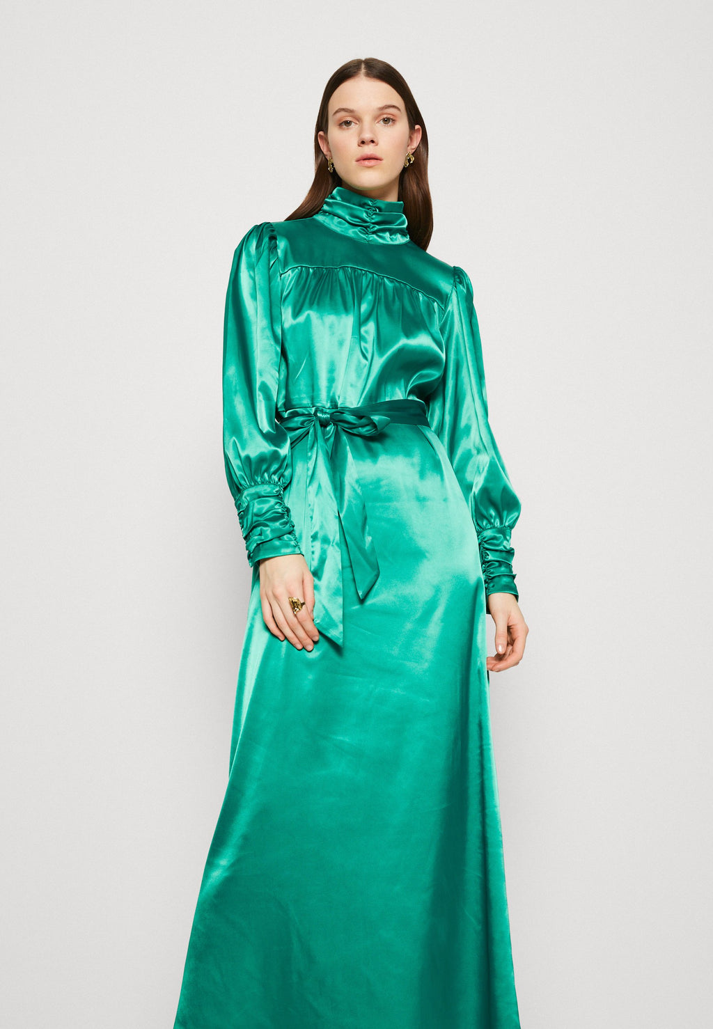 YAS YASNAHLA HIGH NECK LONG DRESS