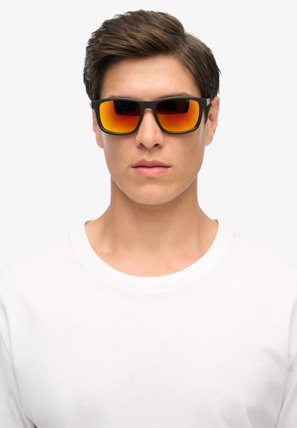 Superdry & Co SUPERDRY  SUNGLASSES.. - Sunglasses - matte black   orange