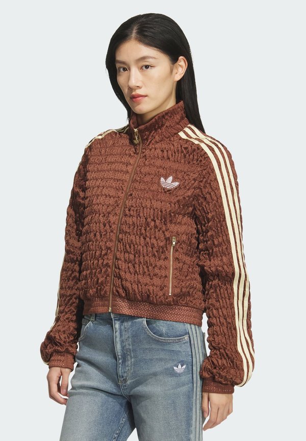 adidas Originals SMOCKED - Summer jacket - preloved brown