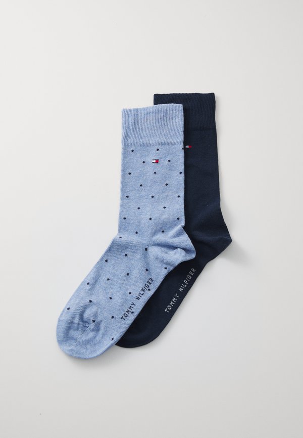 Tommy Hilfiger MEN SOCK DOT 2 PACK - Socks - light blue