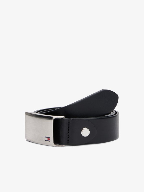 Tommy Hilfiger PLAQUE BELT - Belt business - black