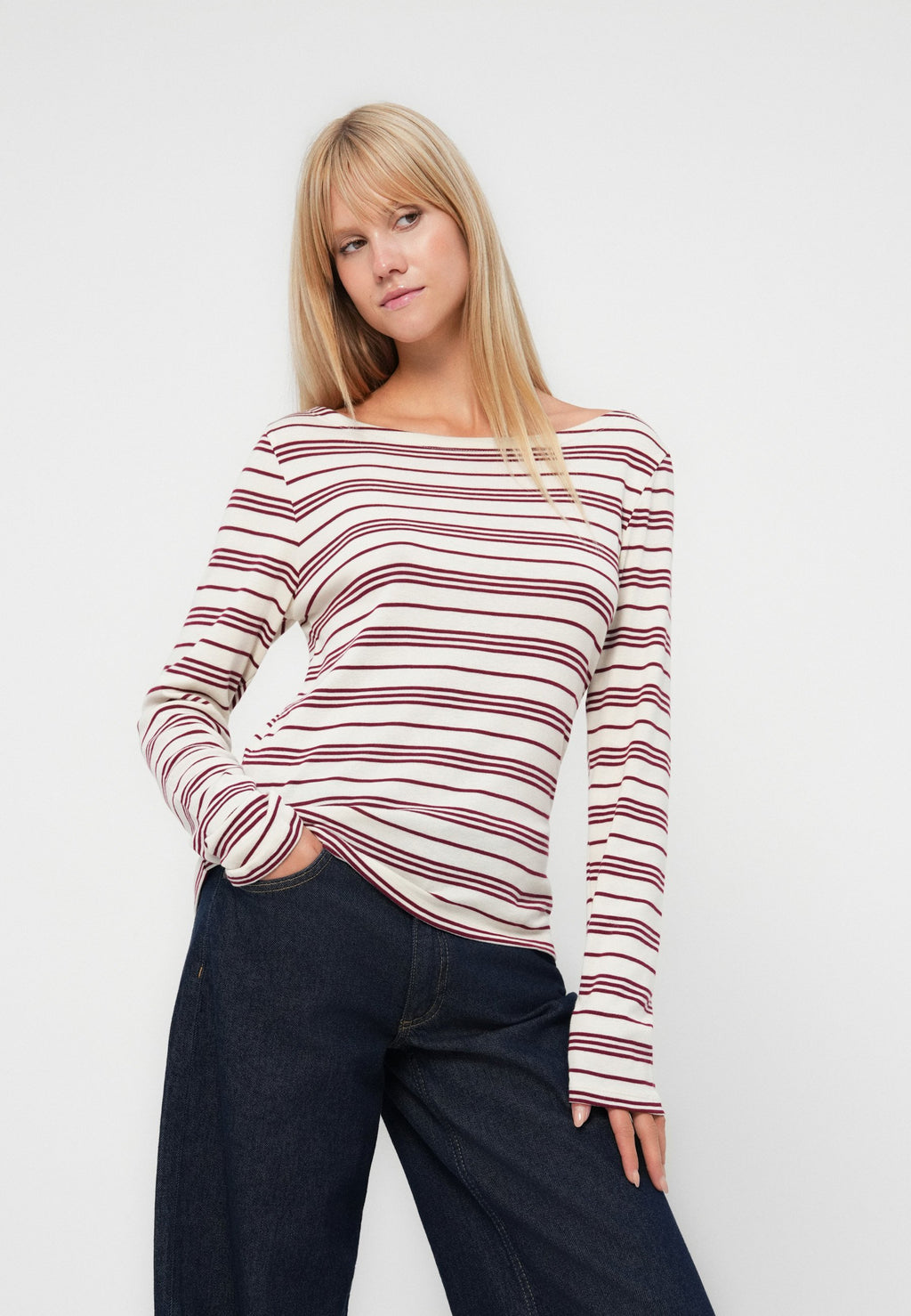 GAP MODERN BOATNECK STRIPE