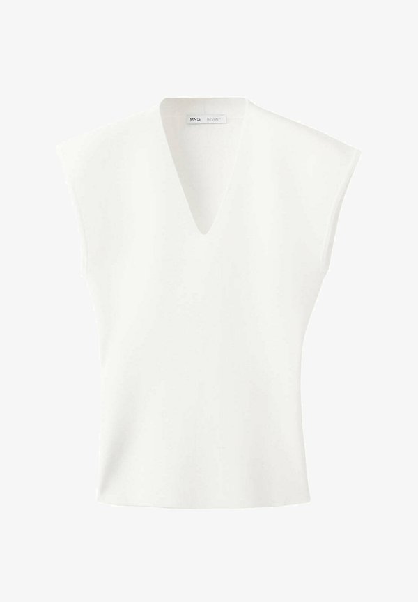 Mango ADULT - Basic T-shirt - white