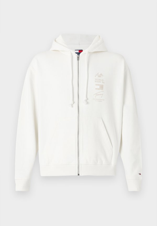 Tommy Jeans BACK GRAPHIC RELAXED TERRY ZIP-THRU HOODY