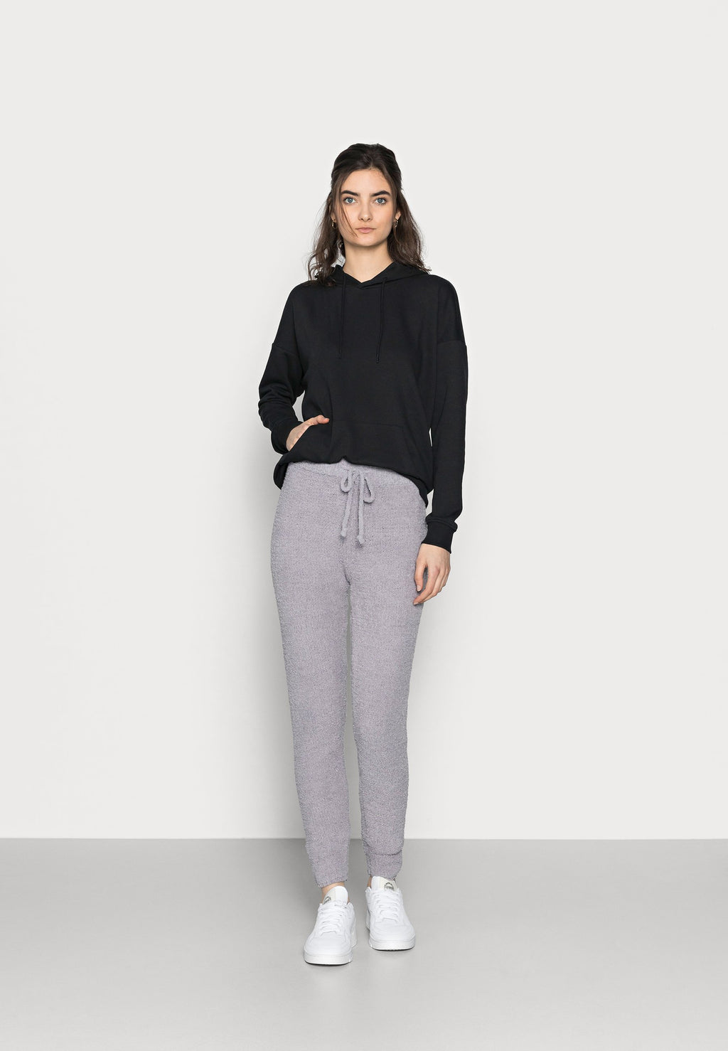 Missguided Tall POPCORN WIDE LEG TROUSER