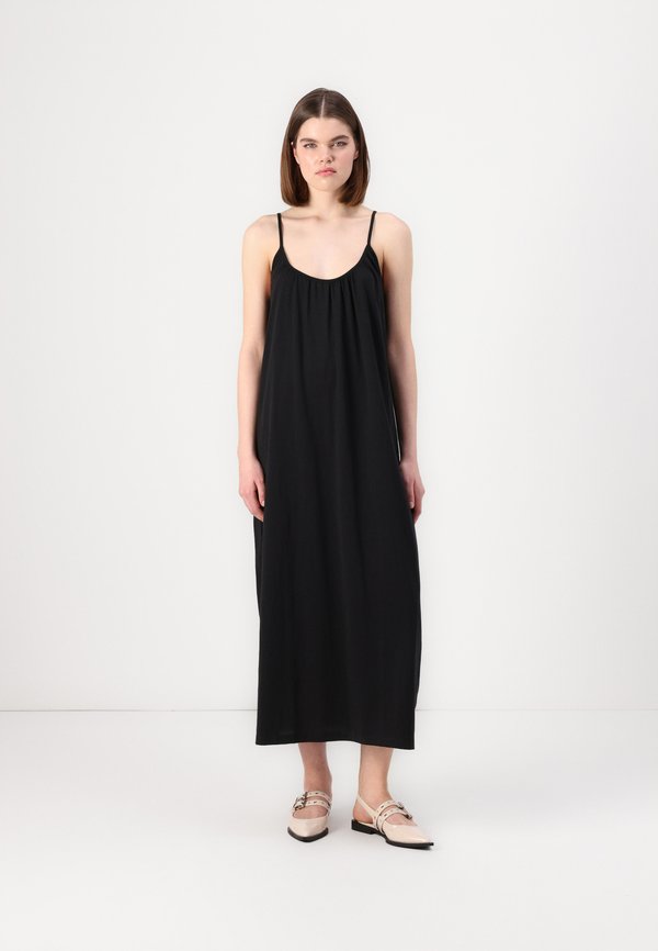 Vero Moda VMLUNA SINGLET ANKLE DRESS - Maxi dress - black