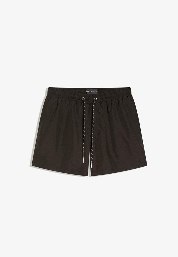 Bershka BASIC  - Swimming shorts - black
