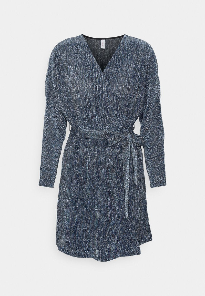 ONLALLY V NECK BELT SHORT DRESS - ONLY Petite - View 1